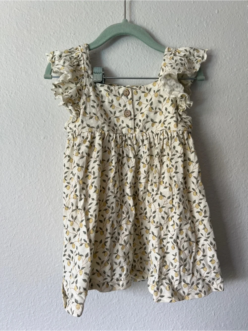 Quincy Mae Girls Lemon Dress 18-24